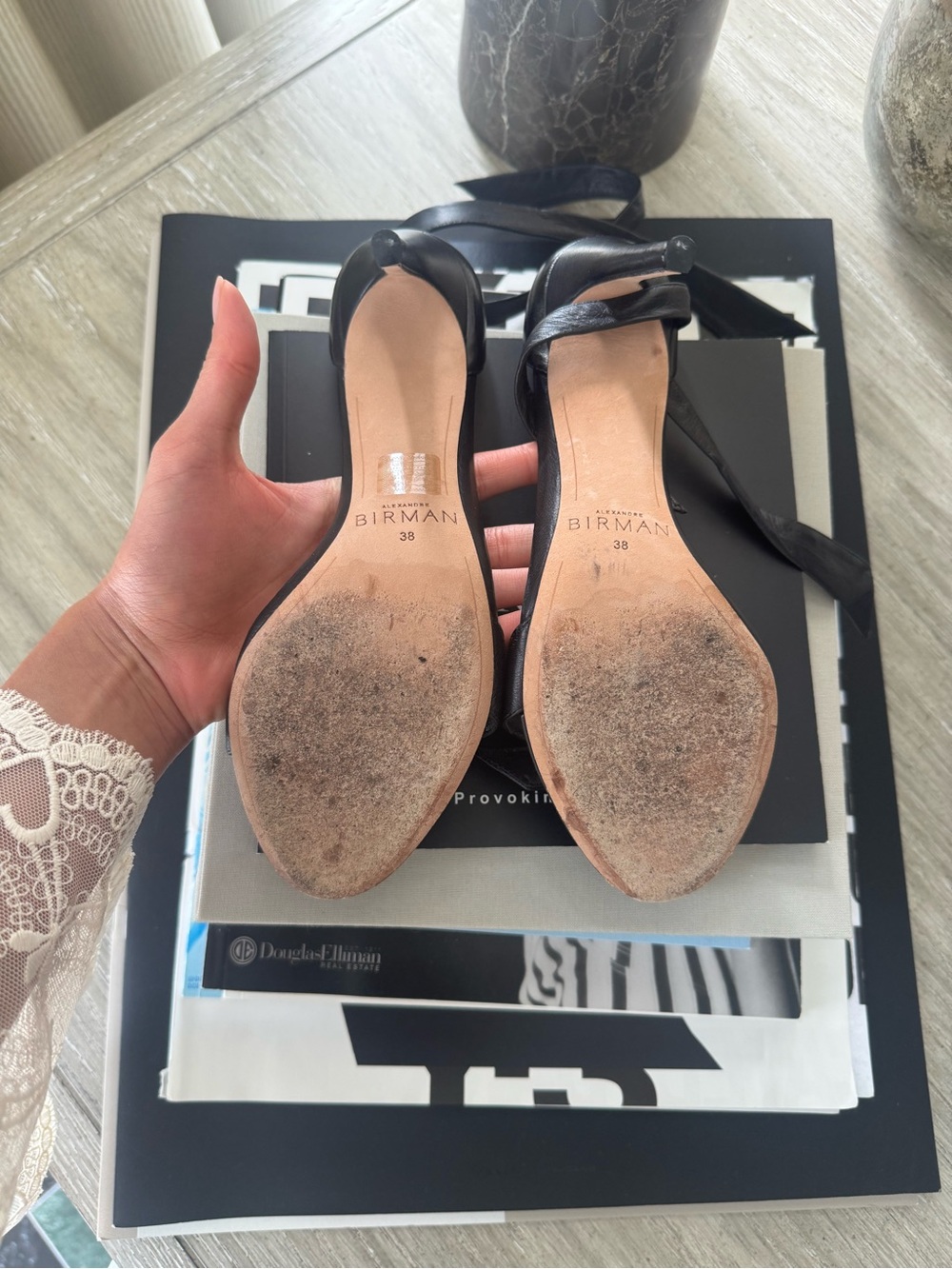 Alexandre Birman Clarita 100 Sandals Black - Picture 4 of 4